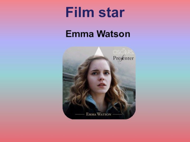 Film starEmma Watson