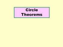 Circle theorems