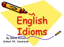 English idioms: food
