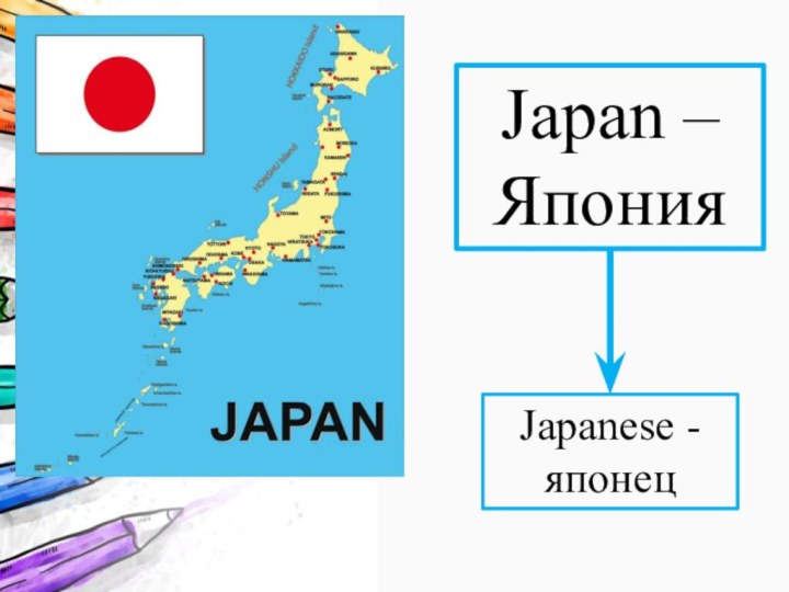 Japan – ЯпонияJapanese - японец