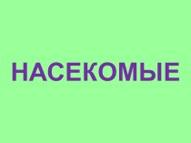 Презентация к открытому уроку по окружающему миру на тему Кто такие насекомые (1 класс)