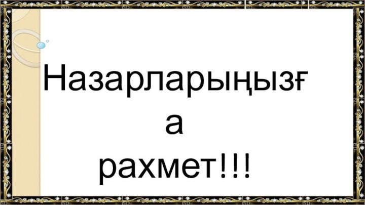 Назарларыңызға рахмет!!!