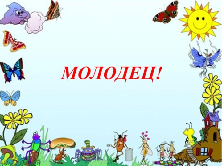 МОЛОДЕЦ!