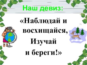 Урок окружающего мира Лес - природное сообщество