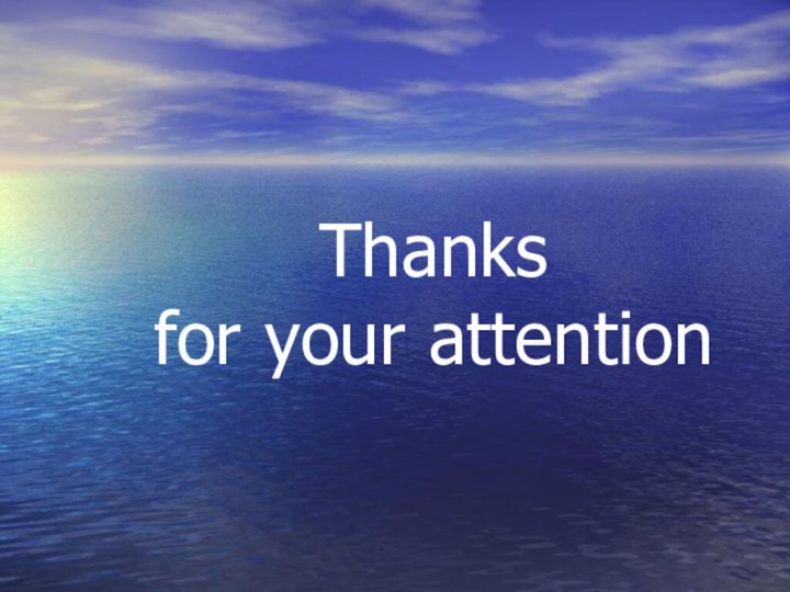 Thanks for your attention