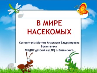 В мире насекомых