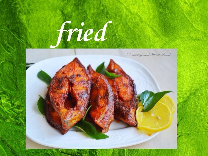 Ways of cookingfried fish