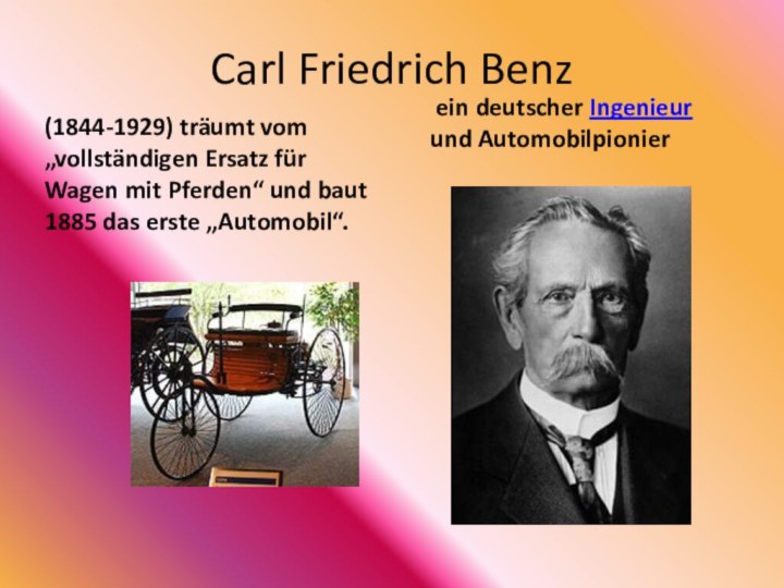 Carl Friedrich Benz