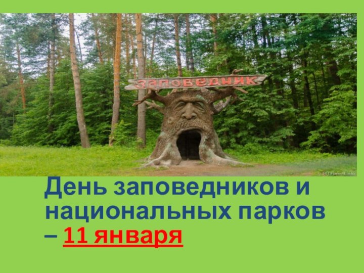 День заповедников и национальных парков – 11 января