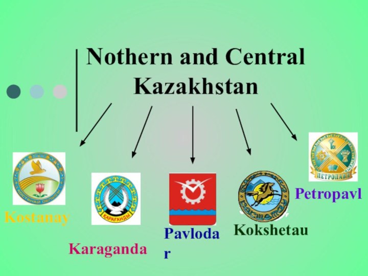 Nothern and Central KazakhstanKostanay KaragandaPavlodarPetropavlKokshetau
