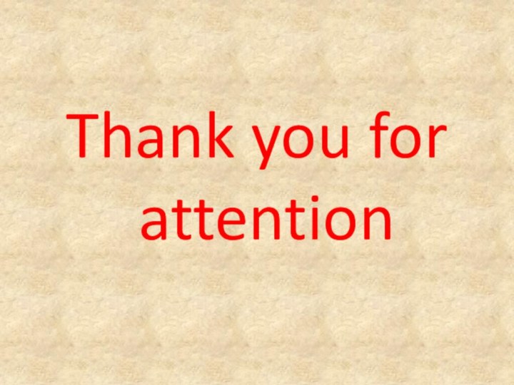 Thank you for attention