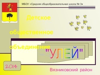 Презентация детского общественного объединения Улей