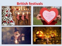 British festivals к уроку по видео - курсу Window on Britain