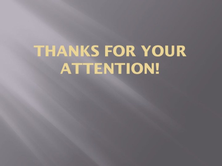 Thanks for your Attention!