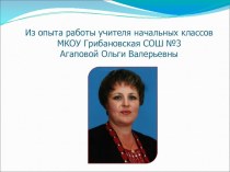 Презентация к выступлению на педагогическом совете. Урок в начальной школе с использованием технологии РКМЧП