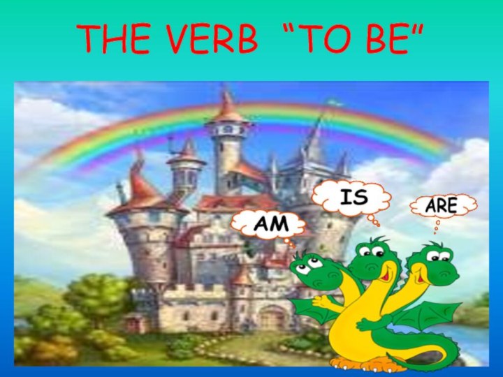 THE VERB “TO BE”