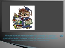 Использование межпредметных связей на уроках русского языка и литературы