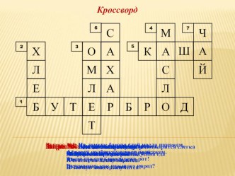 Презентация по домоводству к уроку Сервировка стола к завтраку (5 класс)