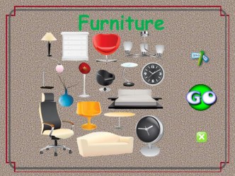Интерактивный тренажеh по теме Furniture