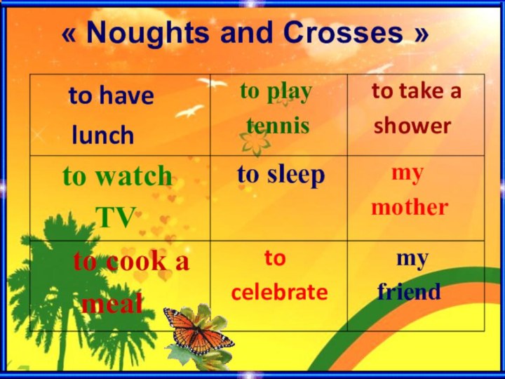 « Noughts and Crosses »