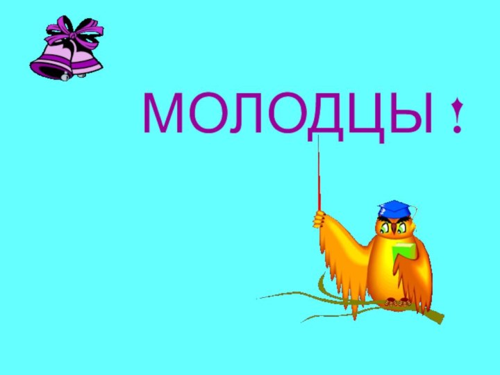 МОЛОДЦЫ !