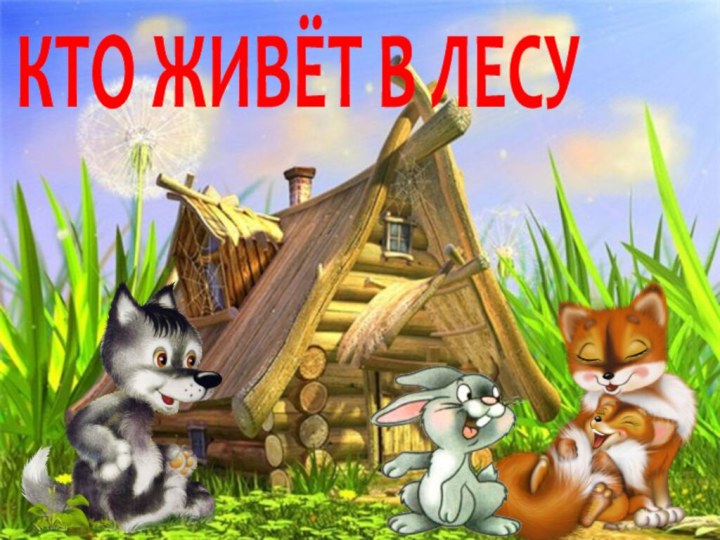 КТО ЖИВЁТ В ЛЕСУ