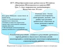 Презентация по казахскому языку Ауыл шаруашылық мамандықтары Казахский язык 10 класс