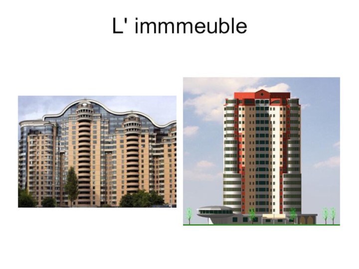 L' immmeuble