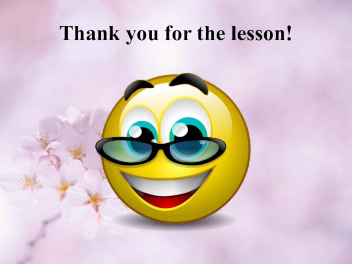 Thank you for the lesson!