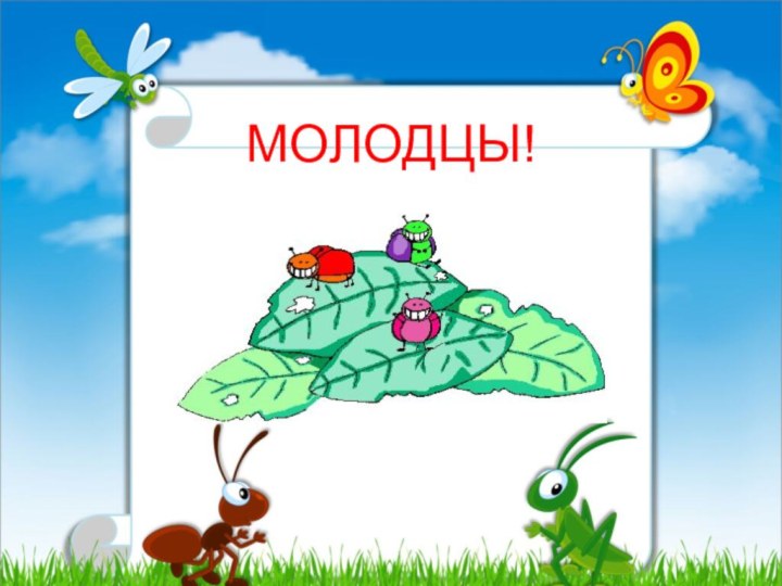 МОЛОДЦЫ!