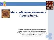 Презентация по биологии на тему Простейшие (7 класс)