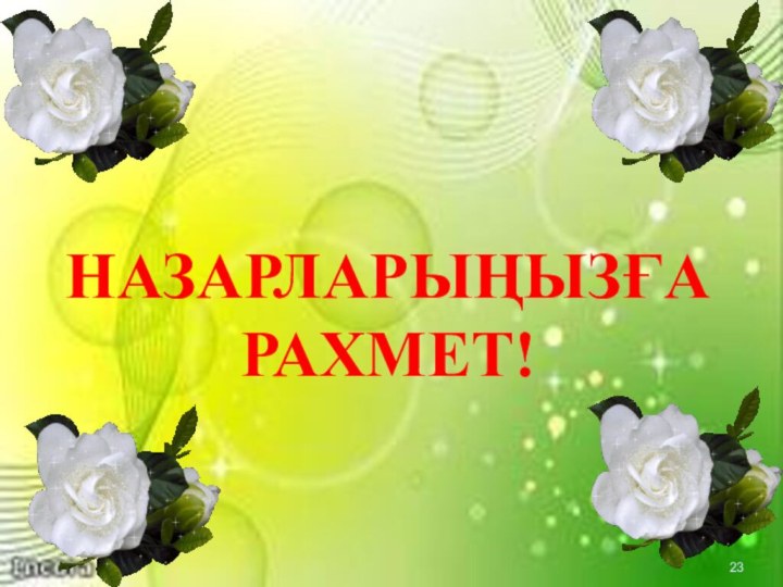 Назарларыңызға рахмет!