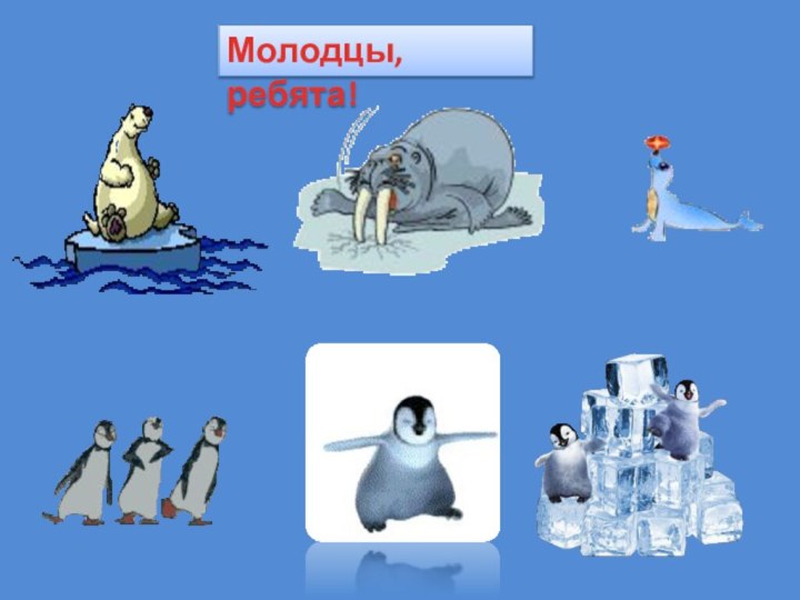 Молодцы, ребята!