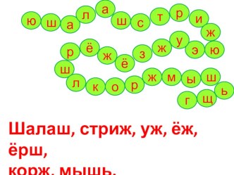 Презентация по русскому языку Правописание жи-ши