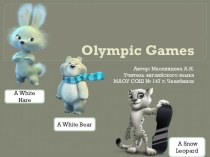 Презентация по английскому языку на тему Олимпийские виды спорта (7 класс)