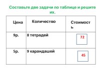 Упражнение для устного счета по математике