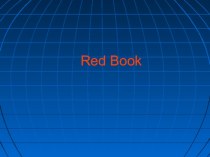 Презентация по английскому языку на тему RED BOOK