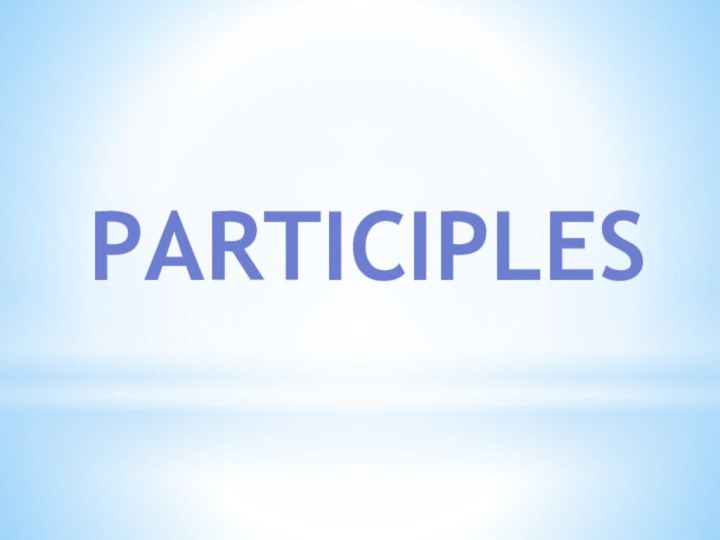 Participles