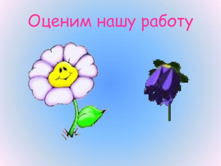 Оценим нашу работу