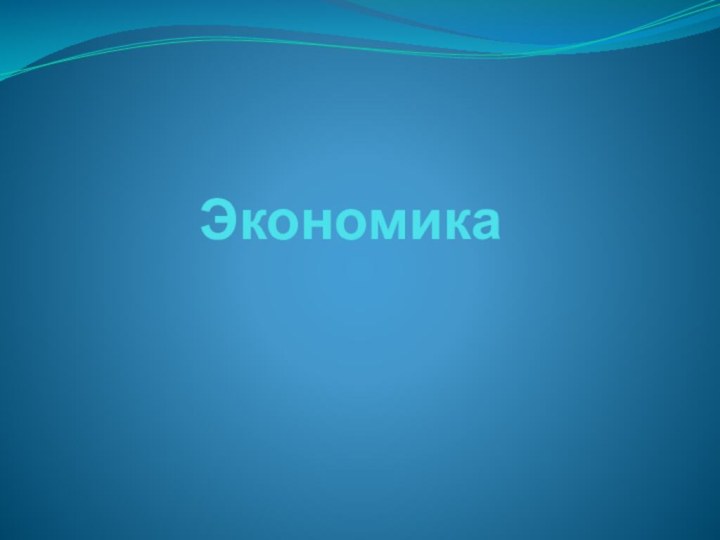 Экономика