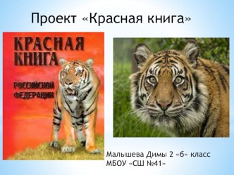 Презентация по окружающему миру Красная книга (2 класс)