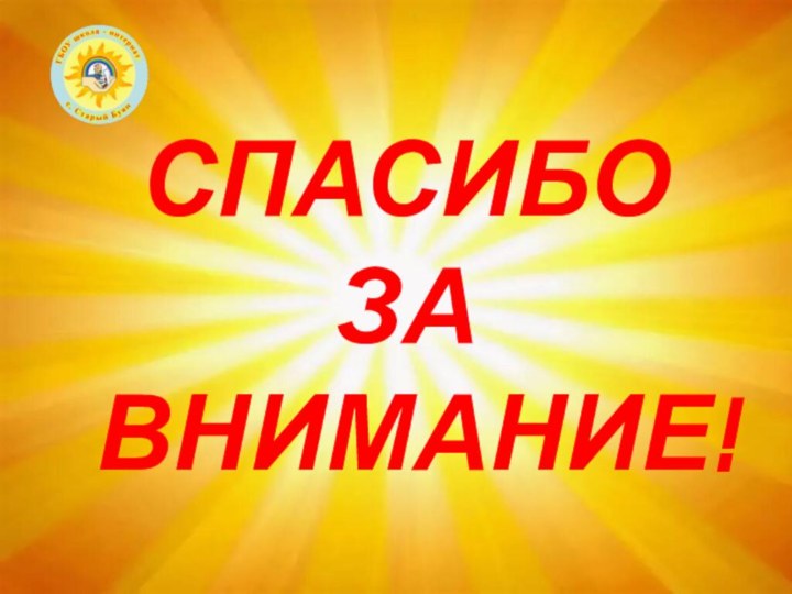 СПАСИБОЗА ВНИМАНИЕ!