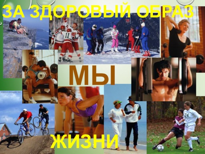 МЫ ЗА ЗДОРОВЫЙ ОБРАЗЖИЗНИ