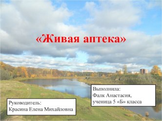 Живая аптека (5 класс)