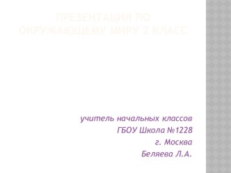 Презентация по окружающему миру на тему Какой бывает транспорт? 2 класс