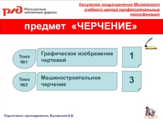 Графическое изображение чертежей