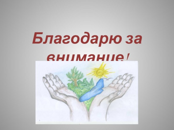 Благодарю за внимание!