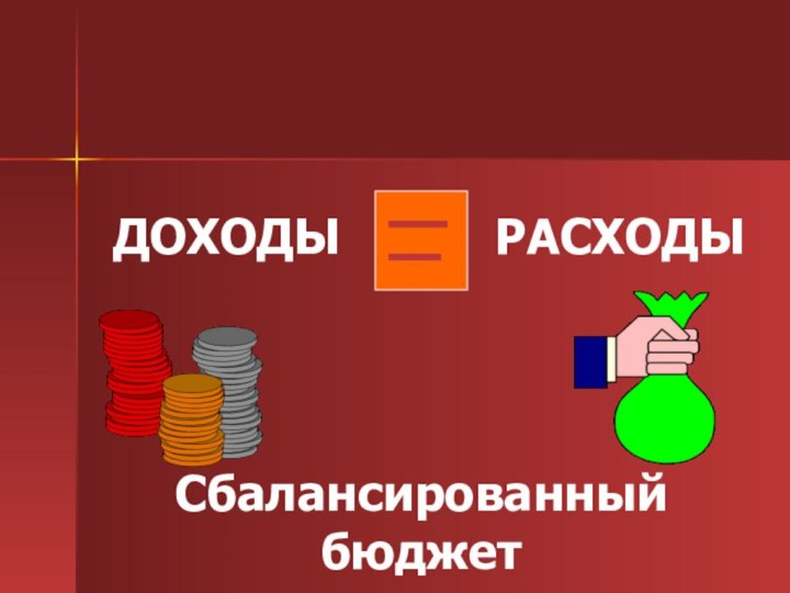 ДОХОДЫРАСХОДЫСбалансированный бюджет