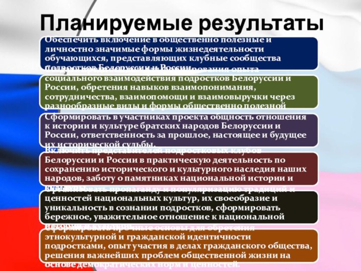 Планируемые результаты