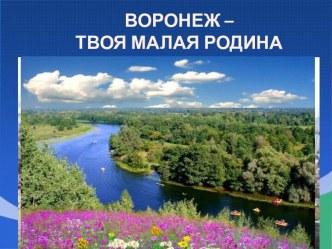 Презентация по краеведению на тему Викторина о Воронеже (9 класс)